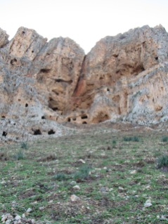 The caves.